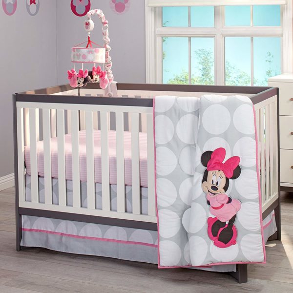 Juego de cunas 4 piezas Minnie Mouse – Disney Baby – Living Home